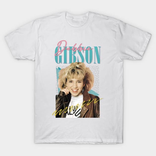Debbie Gibson 80s Styled Aesthetic Design T-Shirt by DankFutura
